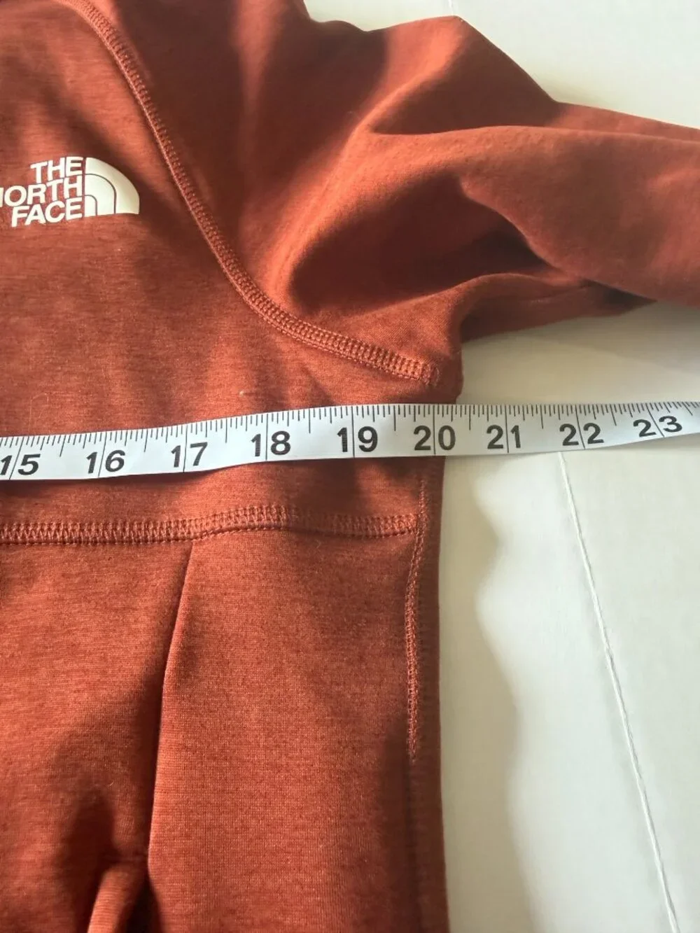 The North Face men's Canyonlands burnt orange full front zip jacket, size small